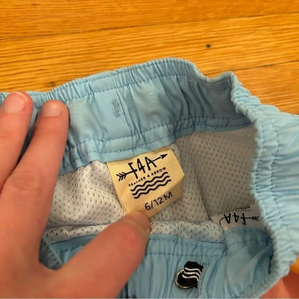 Feather 4 Arrow Aloha Nights Boardshorts Baby Swim Trunks NWT